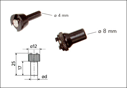 Connections for dial gauges