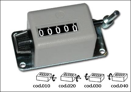 Stroke counter with 5 digits for machines