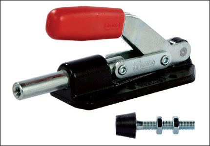 Push-pull type toggle handle clamp
