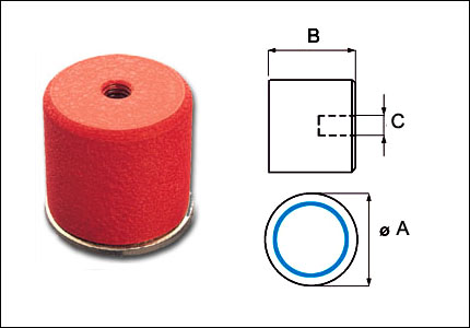 Permanent magnet in alnico alloy