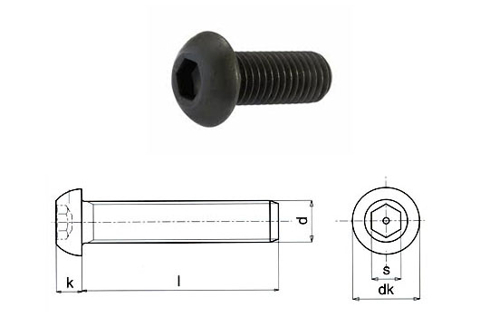 Button socket head screw TBE