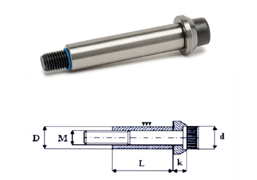 Shoulder screw TCE type with ground spacer