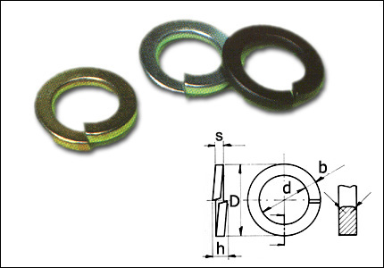 Lock spring washer