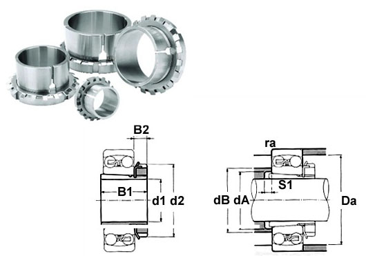 Bush for conical bearings