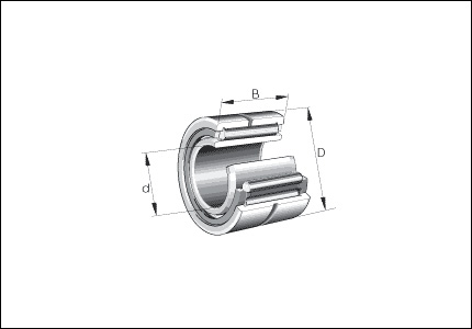 Needle roller bearing with inner ring