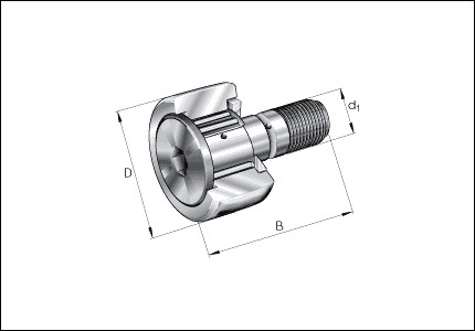 KR stud type track roller