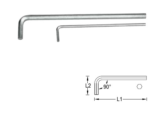 Allen head L-wrench