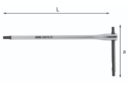 Allen head T-wrench, sliding 280TK