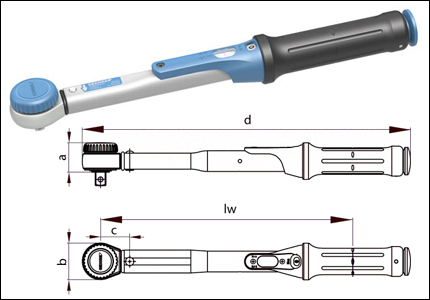 Torque wrench TORCOFIX - K 1/4