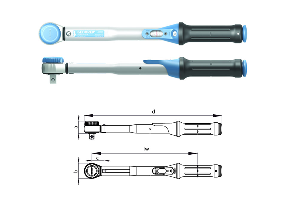 Chiave dinamometrica TORCOFIX - K 1/2