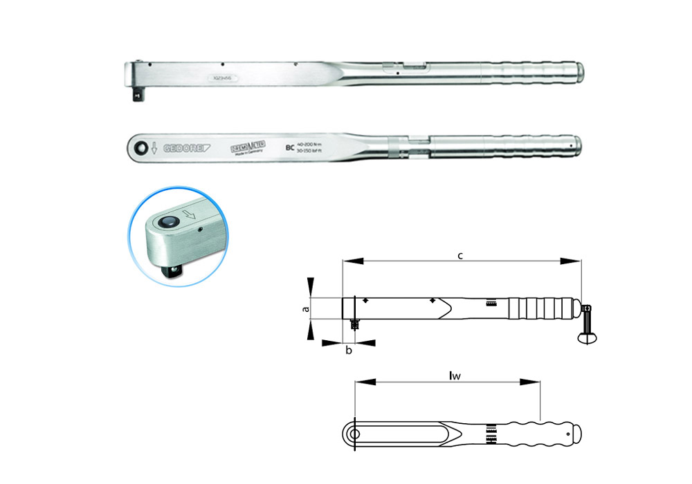 Torque wrench DREMOMETER BC 1/2 