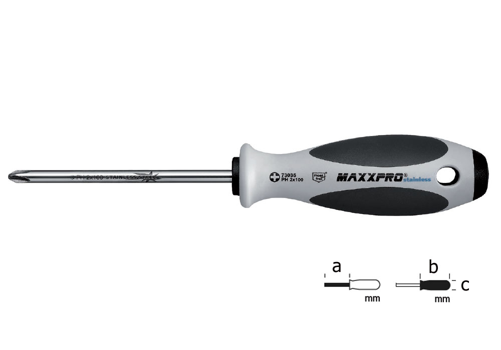 PH cross screwdriver MAXXPRO stainless