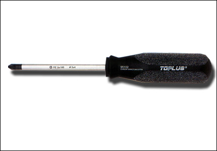 Screwdriver TOPLUS for PZ cross-slotted screws