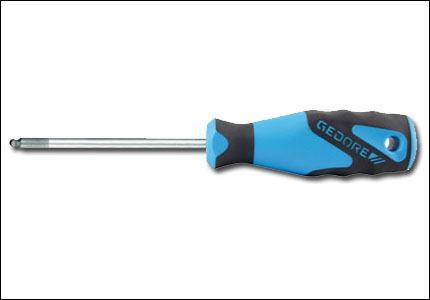 Screwdriver for hexagonal Allen screws