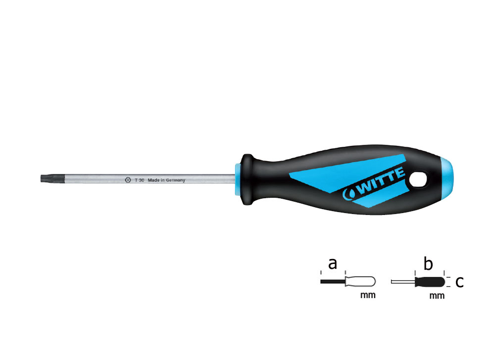 Torx® with central bore screwdriver MAXX