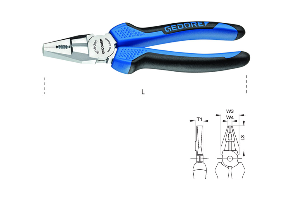 Pinza universale, modello tedesco
