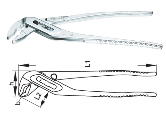 Pinza regolabile