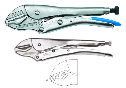 Self-locking pliers