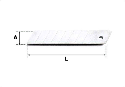 Cutter blade 18 mm for cutter
