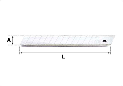 Cutter blade 9 mm for extra flat code 5375 cutter