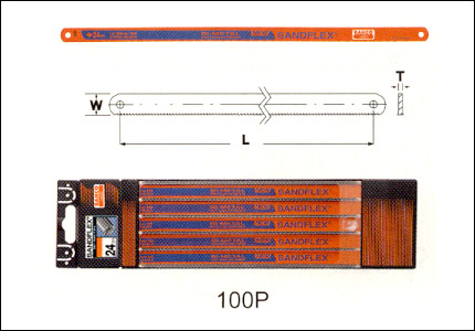 Blade for metals for hacksaws