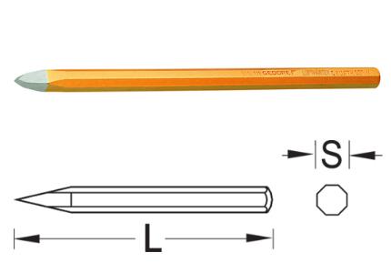 Point octagonal chisel