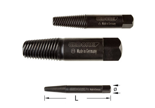 Broken screw extractor