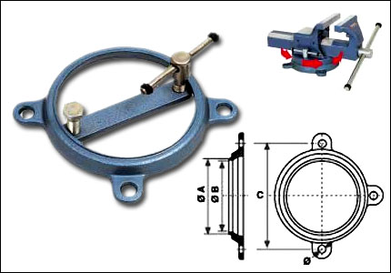 Revolving base for KANKA vice