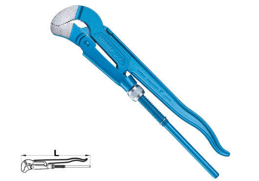 Elbow pipe wrench, Swedish model