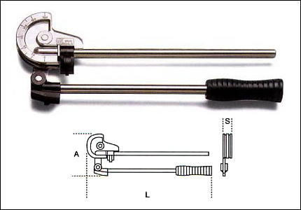 Pipe bender for light metals