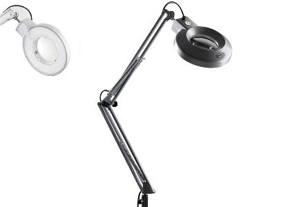 Balanced 188LED lamp with magnifyng glass