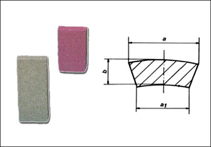 Shape C abrasive segment