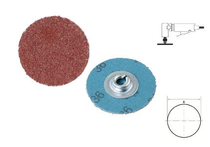 Quick-sticking abrasive disk PSG