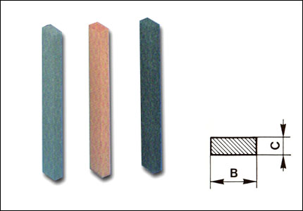 Rectangular abrasive file