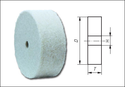 Cylindrical felt