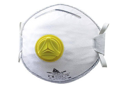 Disposable mask FFP2 with valve