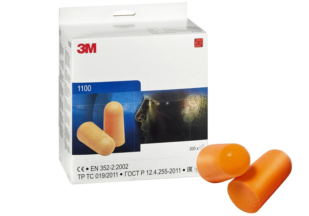 Single use anatomic earplugs 3M 1100