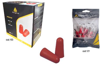 Single use anatomic earplugs, SNR 36 dB