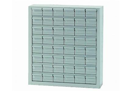 Steel drawer cabinet with 48 drawers