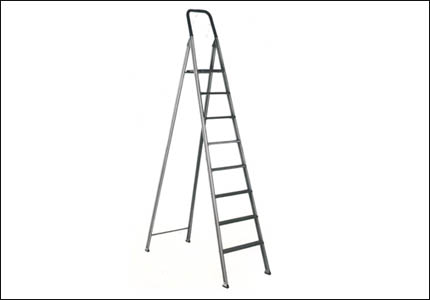 Steel stepladder 