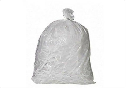 Transparent trash bags