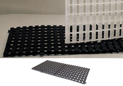 Heavy plastic mat