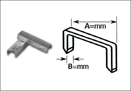 Punti metallici per cucitrice manuale Rocama 10