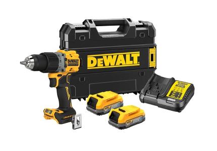 Cordless hammer drill DCD805E2T, 2 speeds, 18 V PowerStack