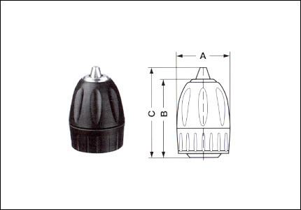 Keyless chuck, light series