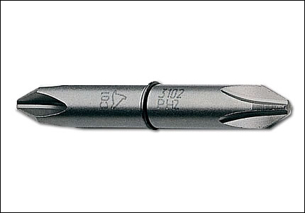 Double insert diameter mm 7 for cross-slotted PH screws