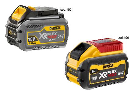 Battery DeWalt 18/54 V XR FlexVolt 6,0 Ah