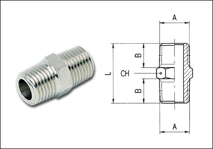 Taper nipple