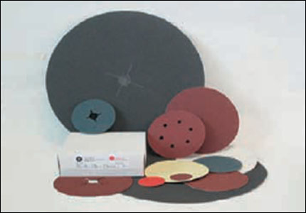 Abrasive paper disc for random orbit sanders