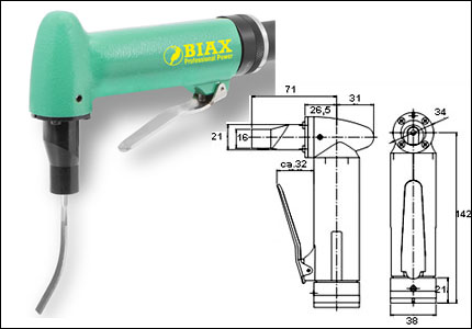 Filing tool FR 5-8 with stroke 1 - 5 mm, 8000 n/min